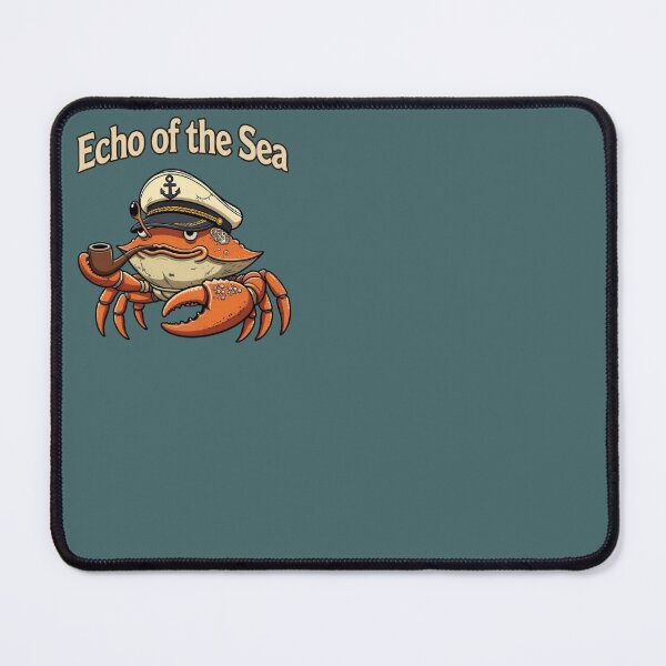Item preview, Three-Eyed Captain Crab – Echo of the Sea Nautical Funny T-Shirt" designed and sold by SilentPowerArt.