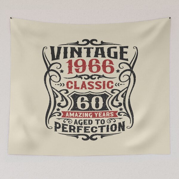Item preview, 60th Birthday Vintage 1966 Classic 60 Amazing Years designed and sold by eclecTEEq.