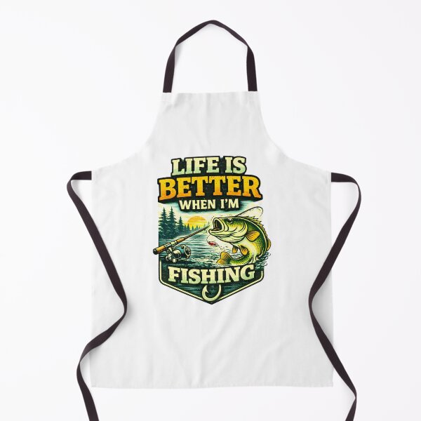 Artikelvorschau, Life Is Better When I’m Fishing – Grünes Angler Natur Design entworfen und verkauft von SVALANART.
