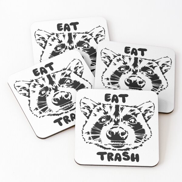 Item preview, Raccoon "Eat Trash" Design designed and sold by ToniteTamer.