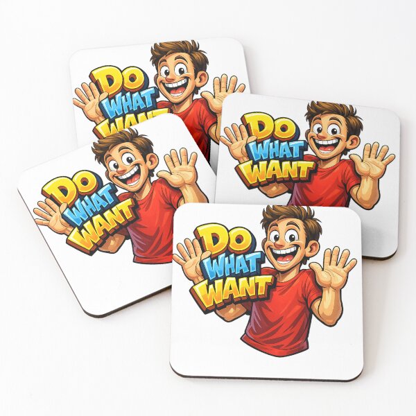 Item preview, Funny Do What Want Positive Happy Boy Humor designed and sold by HappyPatchEG.