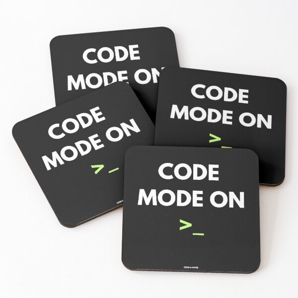 Item preview, Code Mode On >_ | Code 6 Coffee designed and sold by Code6Coffee.