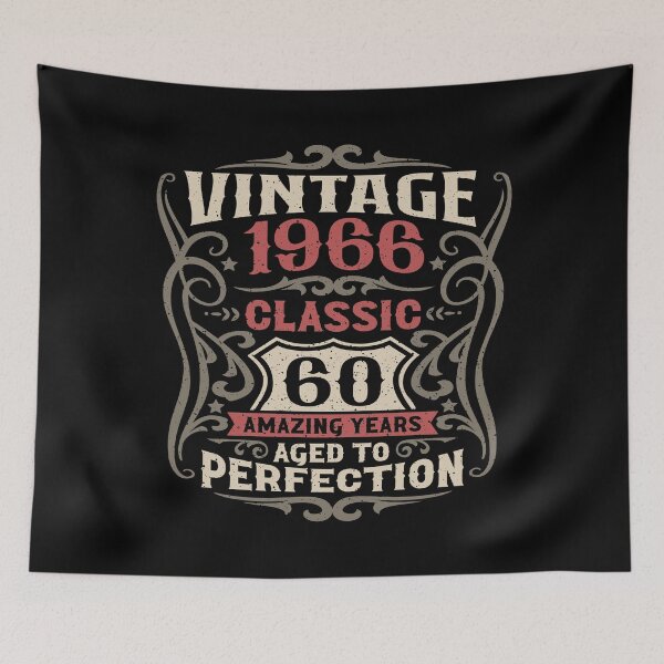 Item preview, 60th Birthday Vintage 1966 Classic 60 Amazing Years designed and sold by eclecTEEq.