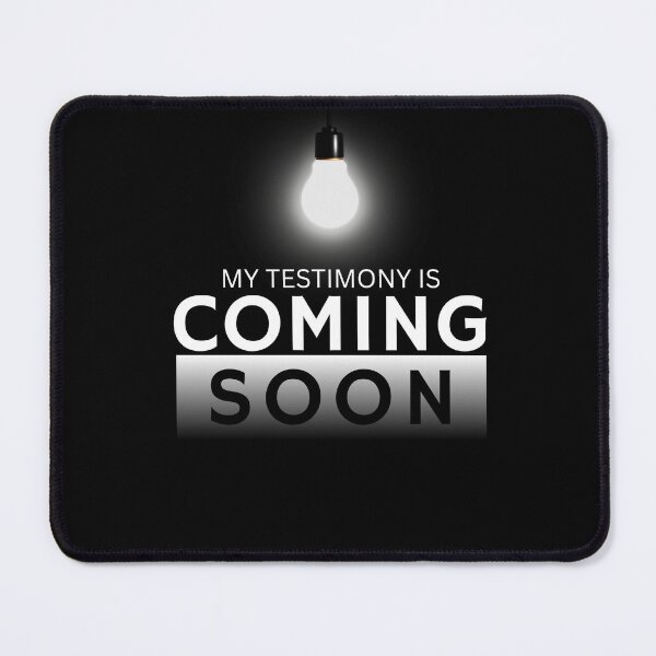 Item preview, My Testimony Is Coming Soon Manifestation Affirmation designed and sold by Profes Studo.