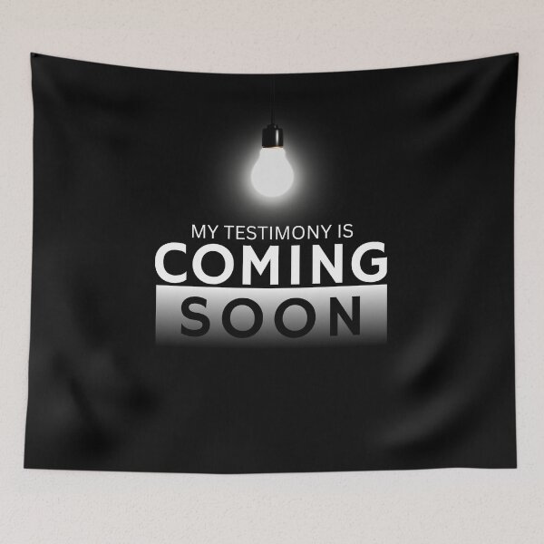Item preview, My Testimony Is Coming Soon Manifestation Affirmation designed and sold by Profes Studo.