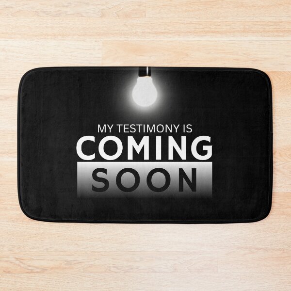 Item preview, My Testimony Is Coming Soon Manifestation Affirmation designed and sold by Profes Studo.