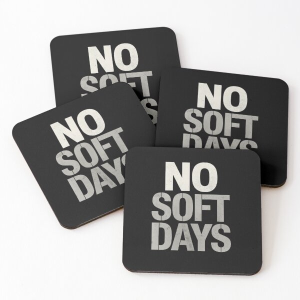 Item preview, No Soft Days Wall Art | Gym Motivation Print | Hard Mindset Poster designed and sold by NatureNinja.
