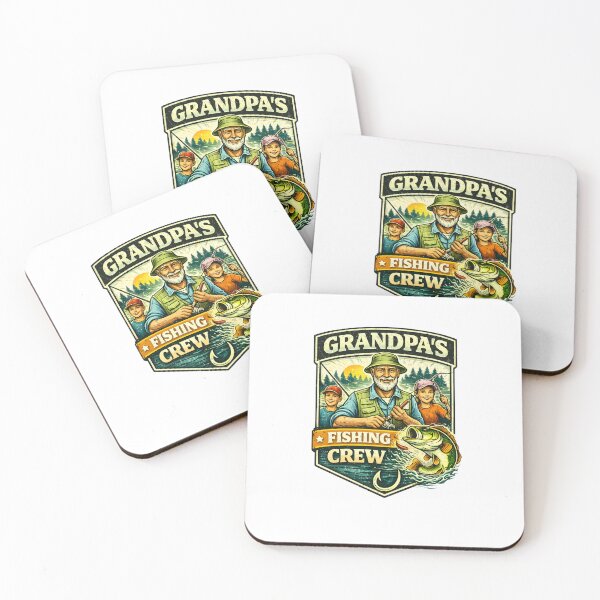Artikelvorschau, Grandpa’s Fishing Crew – Angeln Familie Opa Design entworfen und verkauft von SVALANART.