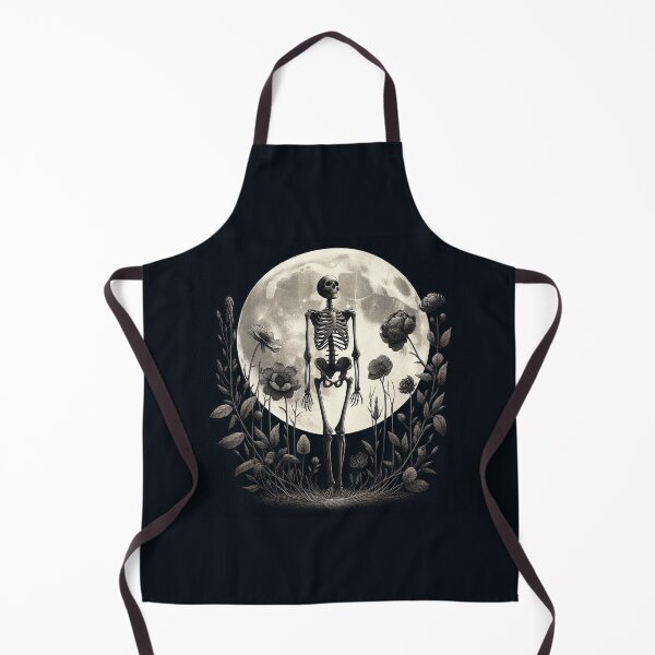 Item preview, Skeleton with Dark Blooms Emblem designed and sold by Roberta Calabrese.