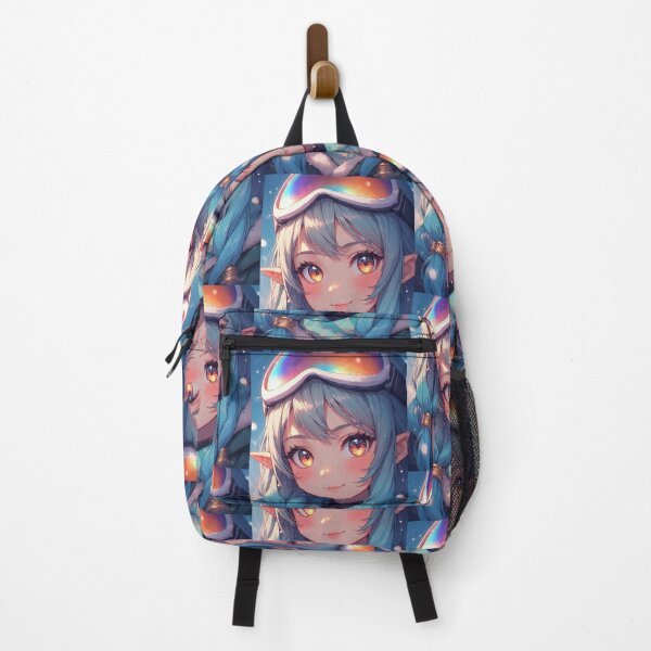 Item preview, Elf anime snowboarder portrait designed and sold by ArtsJulian.
