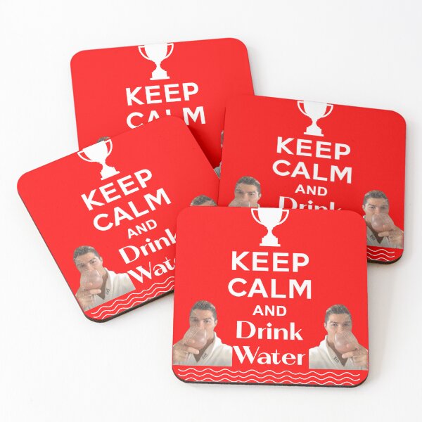Item preview, Keep Calm and Drink Water - Cristiano Ronaldo designed and sold by madebyhumans26.
