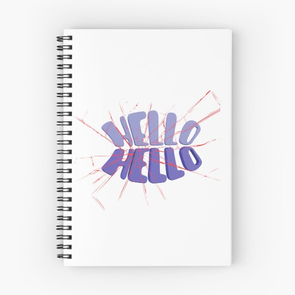 Item preview, Hello Shattered Glass 3D – Bold Red Blue Energy Art designed and sold by SolutionsArt.
