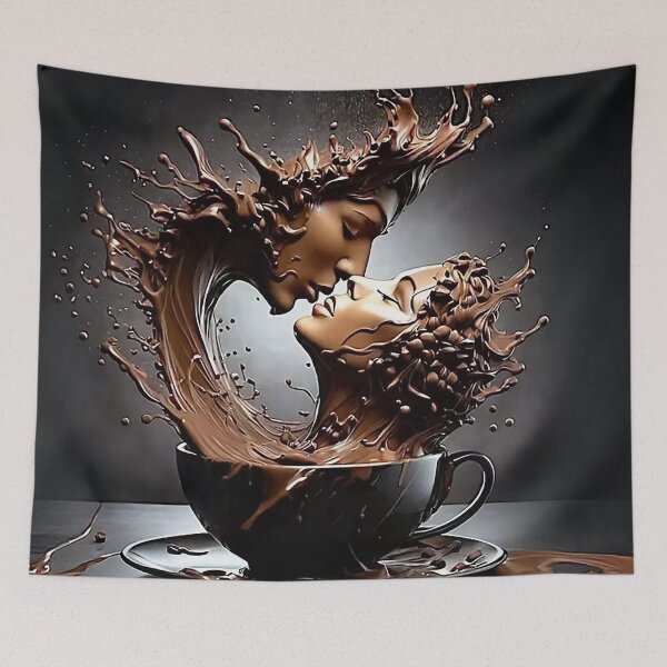 Item preview, Yin Yang Coffee Love – Chocolate and Passion Art designed and sold by AmetistLight.
