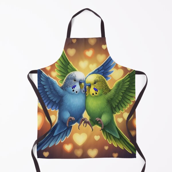 Item preview, Romantic Dancing Parakeets designed and sold by PetJoyPrintsCO.