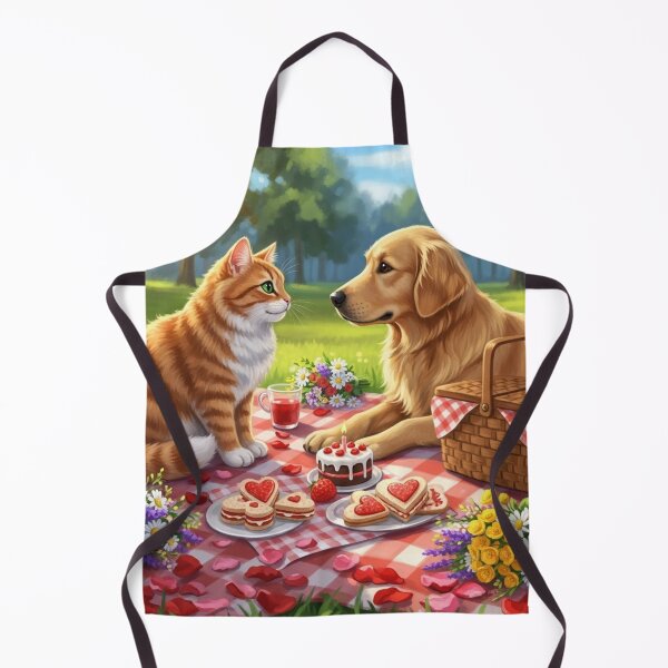 Item preview, Pets On A Love Picnic designed and sold by PetJoyPrintsCO.