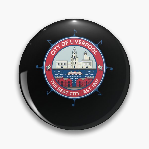 Item preview, Liverpool England Beat City Seal designed and sold by k3rstman1.