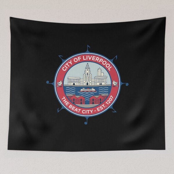 Item preview, Liverpool England Beat City Seal designed and sold by k3rstman1.