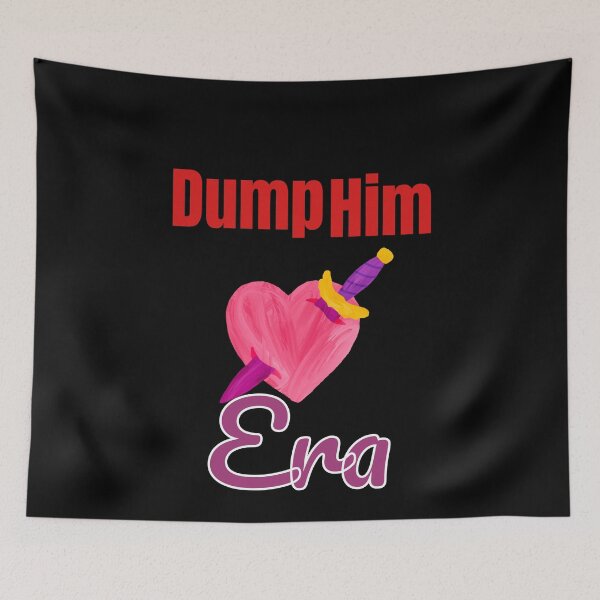 Item preview, Dump Him Era – Feminine Heart Dagger Breakup Self Love Empowerment Design designed and sold by Graphizia.