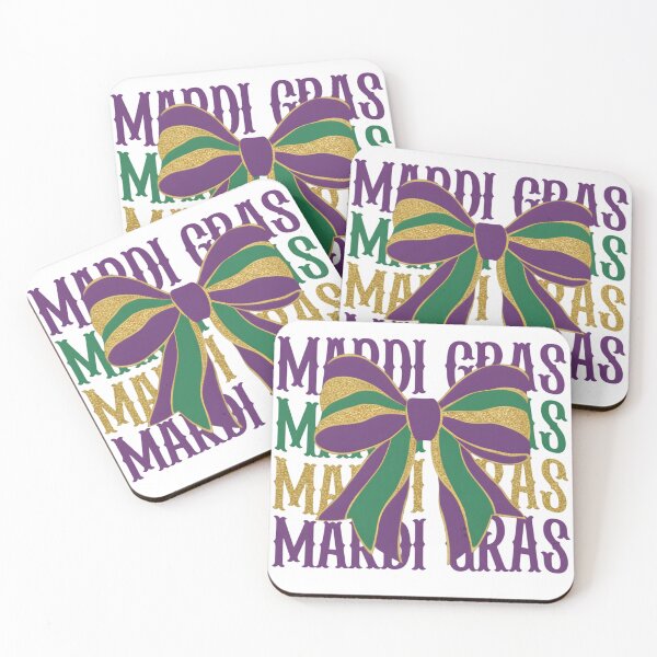 Item preview, Mardi Gras Coquette, Retro Mardi Gras, Glitter, King Cake, Louisiana Crawfish, Coquette Bow Design designed and sold by DesignDenDo ⭐⭐⭐⭐⭐.