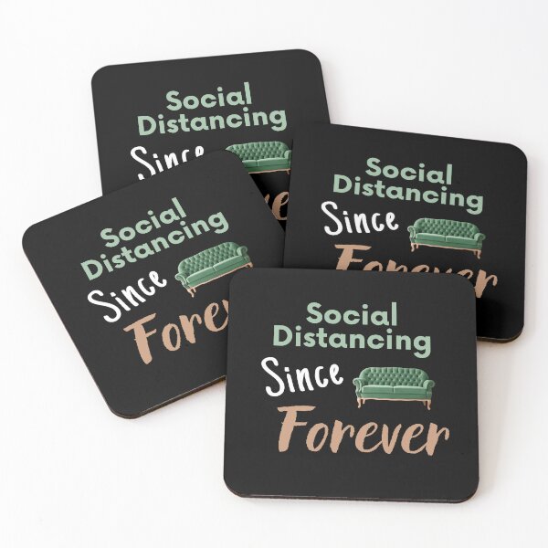 Item preview, Social Distancing Since Forever – Cozy Introvert Design designed and sold by MK-Charlie.
