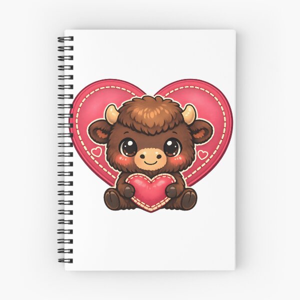 Item preview, Cute Chibi Baby European Bison Valentine Heart mr zgredzio designed and sold by mr-zgredzio.
