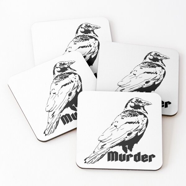 Item preview, A Group of Crows is Called a "Murder" Design designed and sold by ToniteTamer.