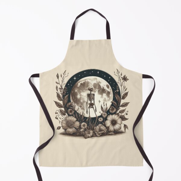 Item preview, Skeleton with Dark Blooms Emblem designed and sold by Roberta Calabrese.