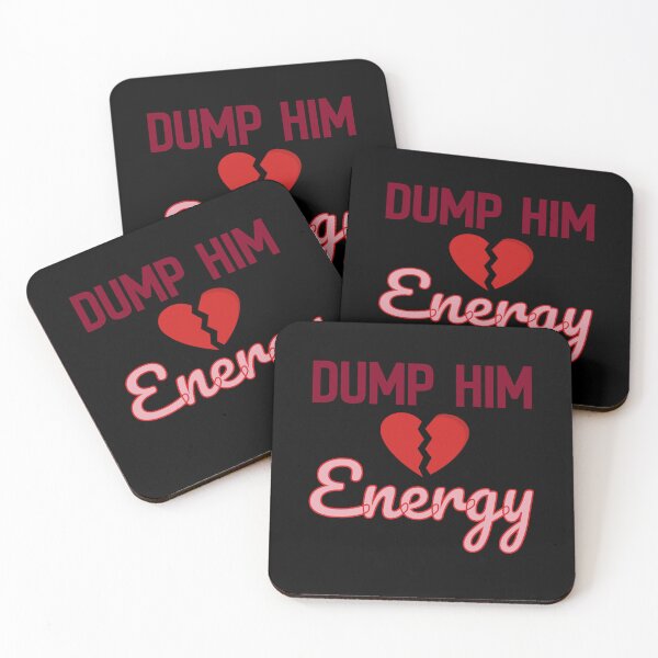 Item preview, Dump Him Energy – Bold Breakup Self Love Empowerment Design designed and sold by Graphizia.