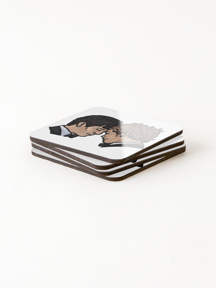 Thumbnail 4 of 5, Coasters (Set of 4), Heated Rivalry Sweet Moment designed and sold by ObjectsofOdd.