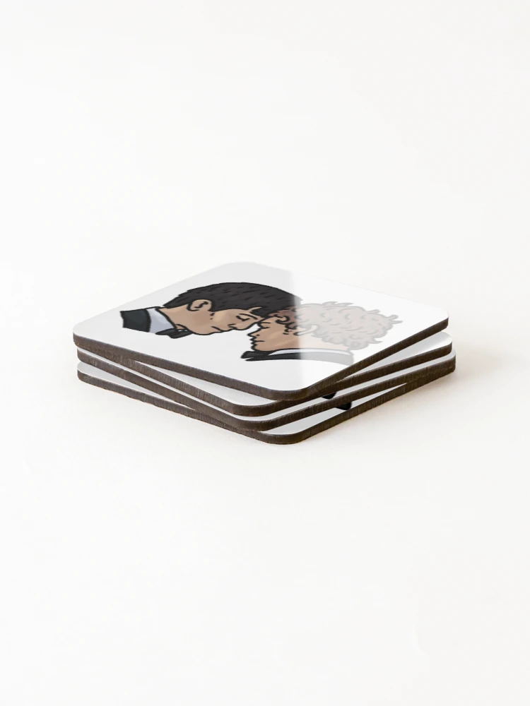 Thumbnail 4 of 5, Coasters (Set of 4), Heated Rivalry Sweet Moment designed and sold by ObjectsofOdd.