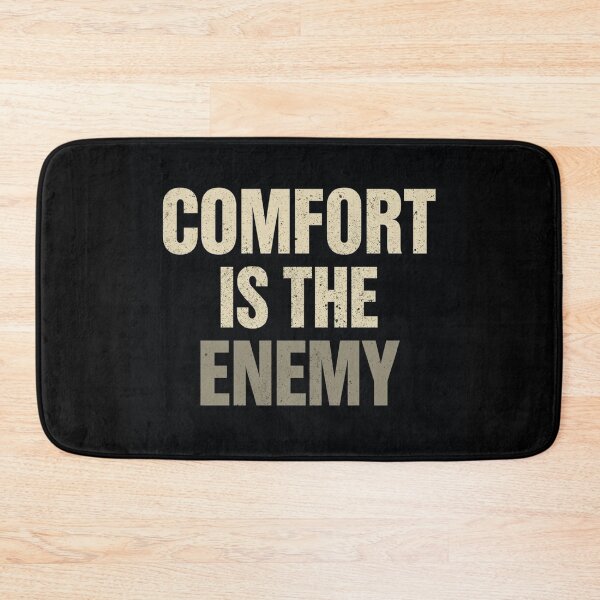 Item preview, Comfort Kills Momentum Wall Art | Anti Comfort Gym Poster | Discipline Quote Print designed and sold by NatureNinja.