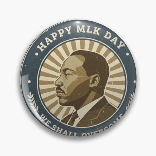 Item preview, Happy MLK Day We Shall Overcome designed and sold by DIRTYDUNNZ.