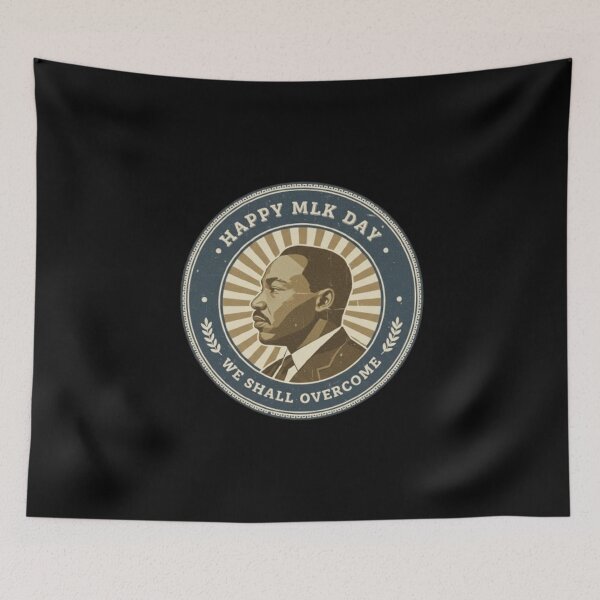 Item preview, Happy MLK Day We Shall Overcome designed and sold by DIRTYDUNNZ.