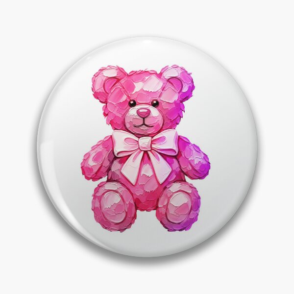 Item preview, Coquette hand painted valentines day teddy bear designed and sold by Roshanay fatima.