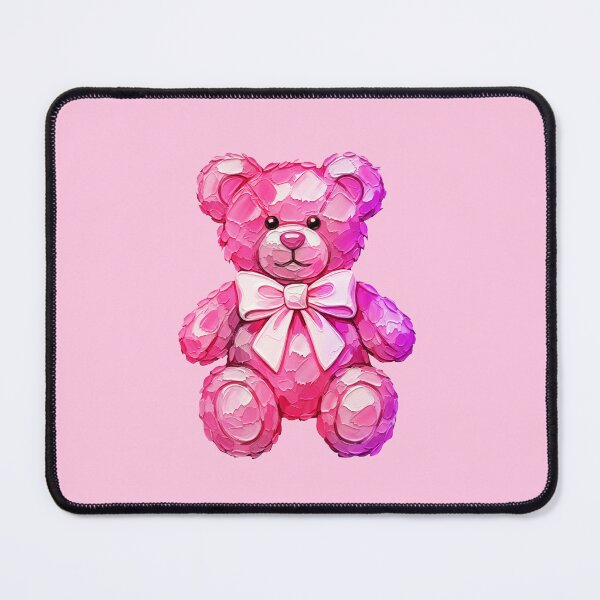 Item preview, Coquette hand painted valentines day teddy bear designed and sold by Roshanay fatima.