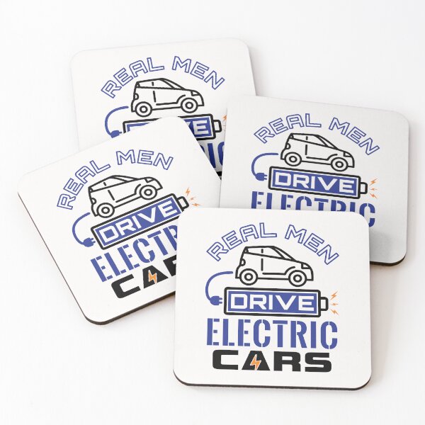 Item preview, Real Men Drive Electric Cars EV Car designed and sold by jaygo.