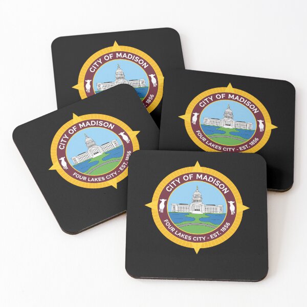 Item preview, Madison Wisconsin Capitol City Four Lakes Emblem designed and sold by k3rstman1.