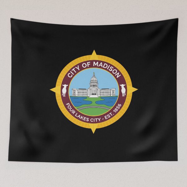 Item preview, Madison Wisconsin Capitol City Four Lakes Emblem designed and sold by k3rstman1.
