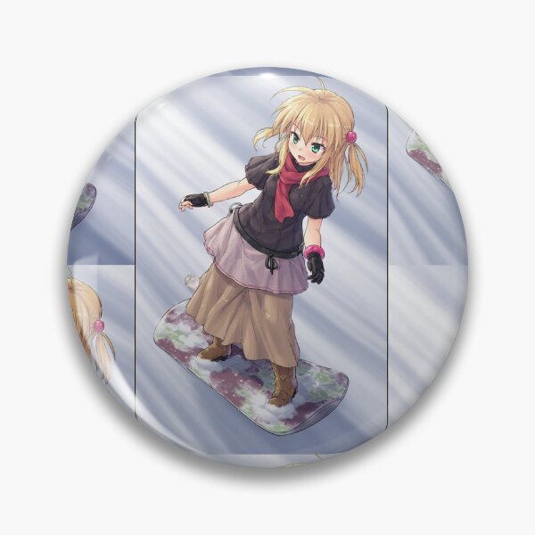 Item preview, Funny anime snowboarder girl designed and sold by ArtsJulian.