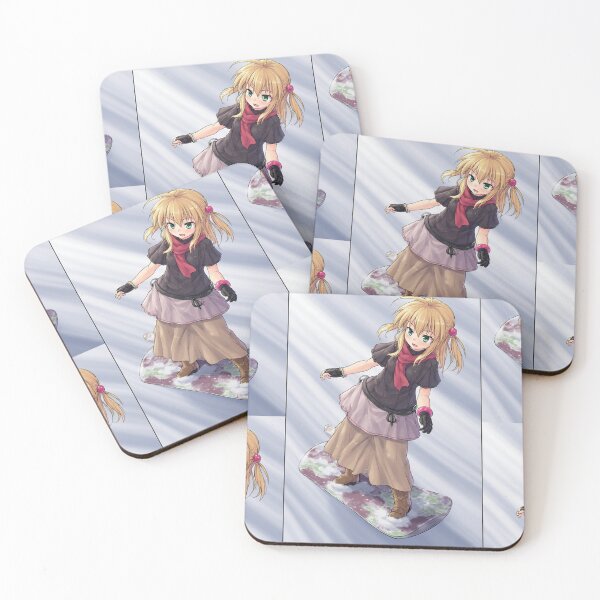 Item preview, Funny anime snowboarder girl designed and sold by ArtsJulian.
