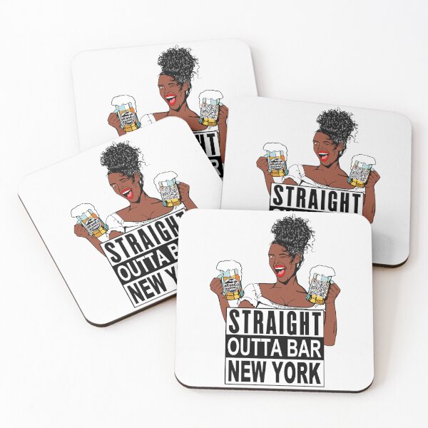 Item preview, Straight Outta Bar New York; Ukunda; Kenya; designed and sold by StickerApe.
