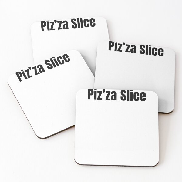 Item preview, Piz’za Slice – Funny British Accent Pizza Meme designed and sold by adjamine.
