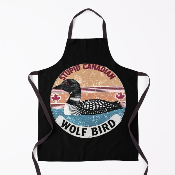 Item preview, Retro Stupid Canadian Wolf Bird Funny Loon Humor designed and sold by gear-posters.