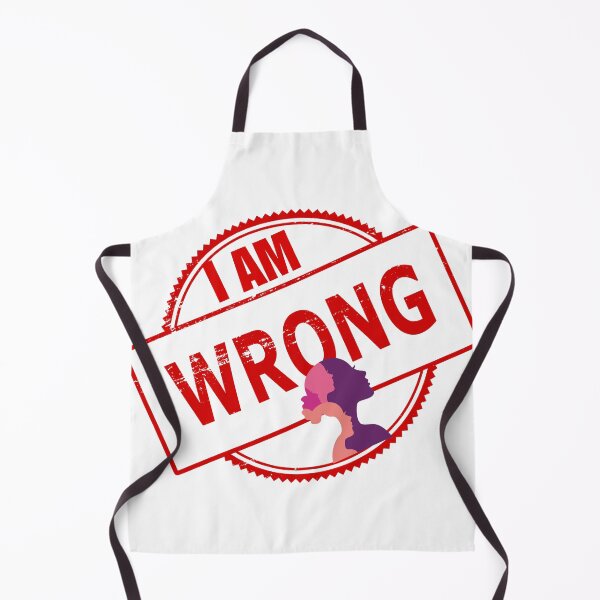 Item preview, I Am Wrong Funny Feminist Stamp Design designed and sold by adelbubblestore.