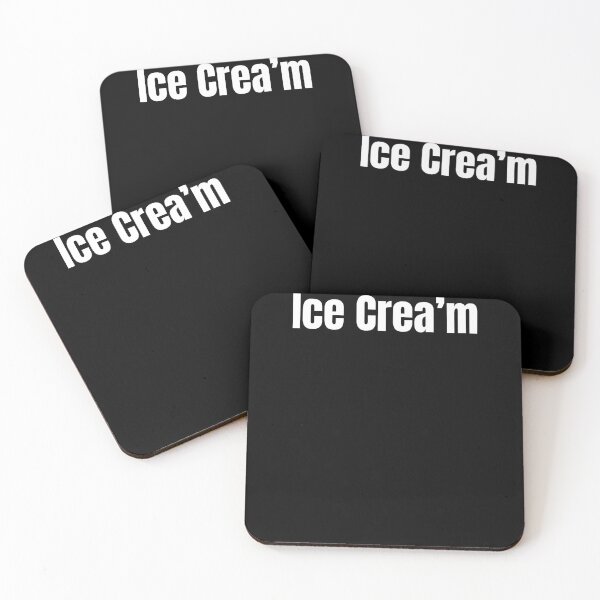 Item preview, Ice Crea’m – Funny British Accent Ice Cream Meme quote designed and sold by adjamine.