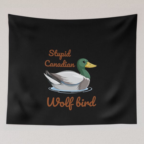 Item preview, stupid canadian wolf bird heated rivalry design designed and sold by Graphizia.