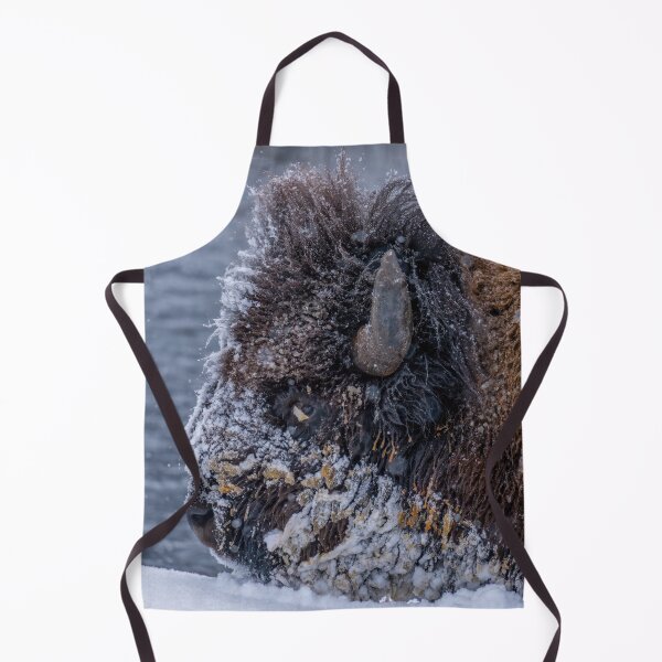 Item preview, Bison with Snowy Face designed and sold by SafariByMarisa.
