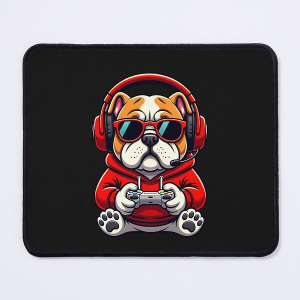 Item preview, Gamer Bulldog Cool Dog Gaming Gift designed and sold by GrumpySableye.