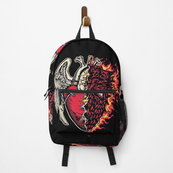 Item preview, Half Angel Half Demon Heart – Inner Struggle Art designed and sold by ShadyArfaa.