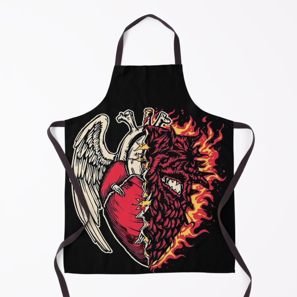 Item preview, Half Angel Half Demon Heart – Inner Struggle Art designed and sold by ShadyArfaa.